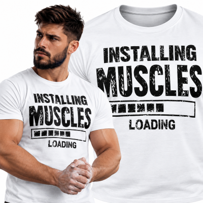 KOSZULKA NA SIŁOWNIĘ LOADING MUSCLES